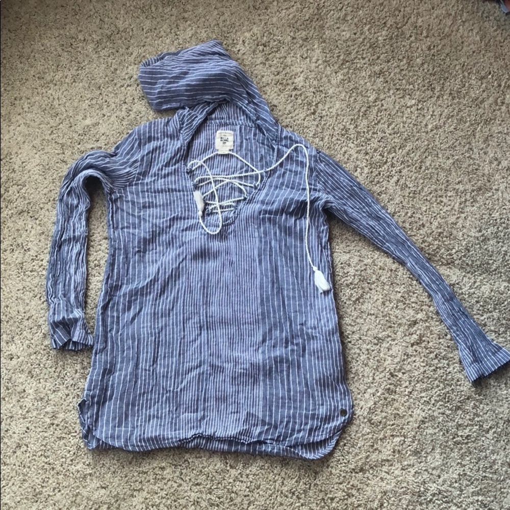 Billabong seersucker cover up